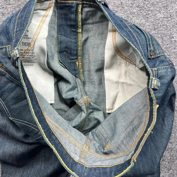 Levi's 511 Slim Fit Jeans Mens 30x32 Blue Fits 32x30 Dark Wash Stretch Denim - Picture 11 of 16